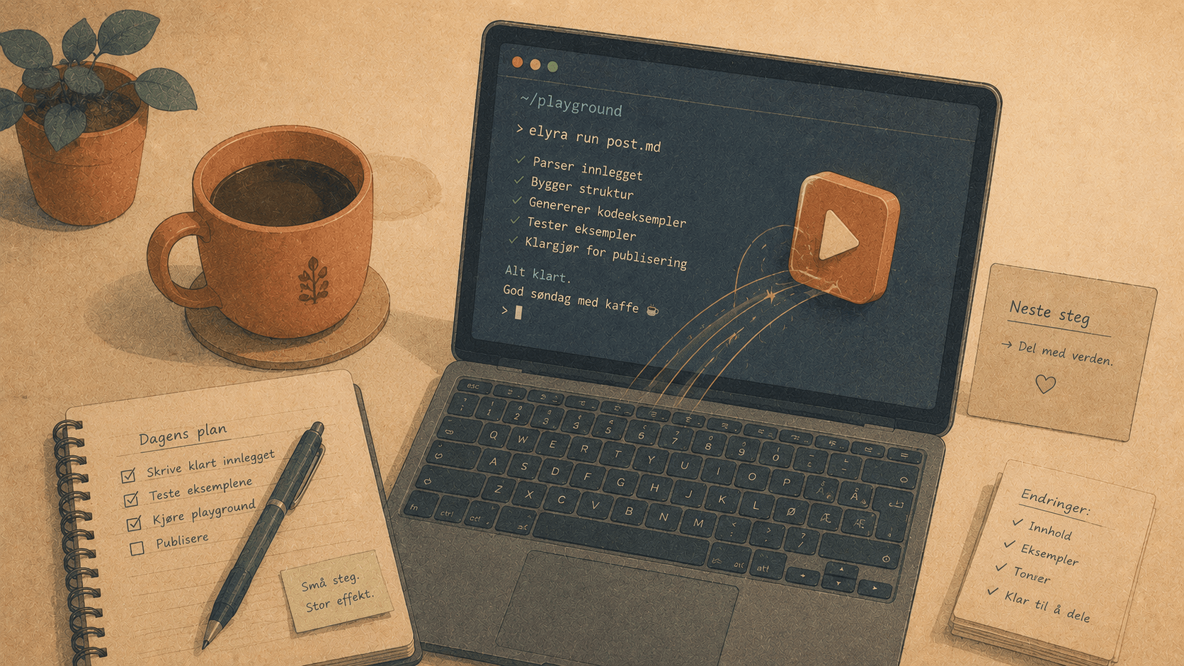 Two small things that make a project feel like home