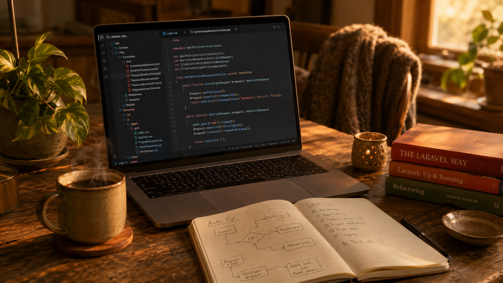 Scaffolding with the Real Thing: Laravel Starter Kits in Elyra